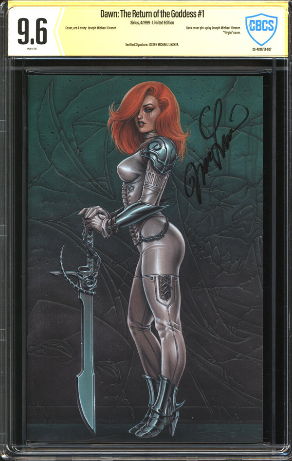 Dawn: Return Of The Goddess (1999) #1 Limited Edition CBCS Signature-Verified 9.6 NM+