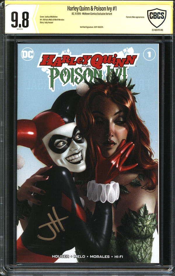 Harley Quinn & Poison Ivy (2019) #1 Midtown Comics Edition A CBCS Signature-Verified 9.8 NM/MT