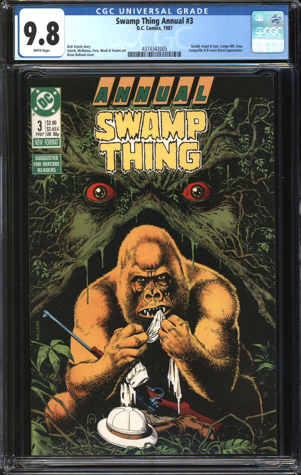 Swamp Thing Annual (1987) #3 CGC 9.8 NM/MT