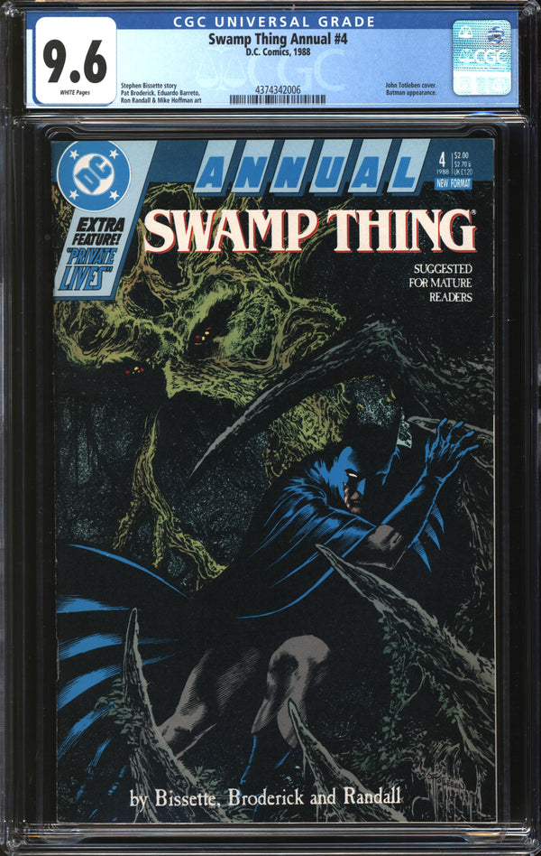 Swamp Thing Annual (1988) #4 CGC 9.6 NM+