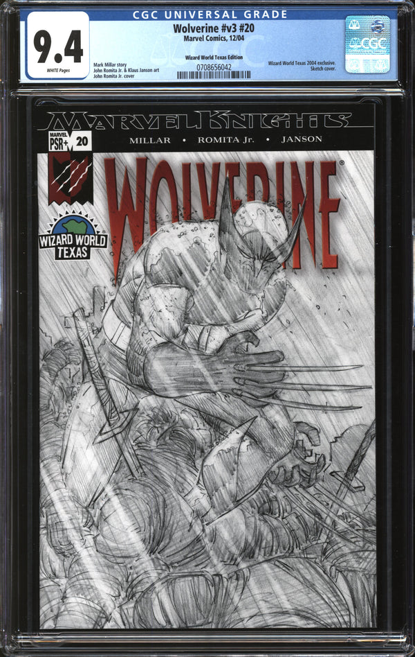 Wolverine (2003) #20 Wizard World Texas Edition CGC 9.4 NM