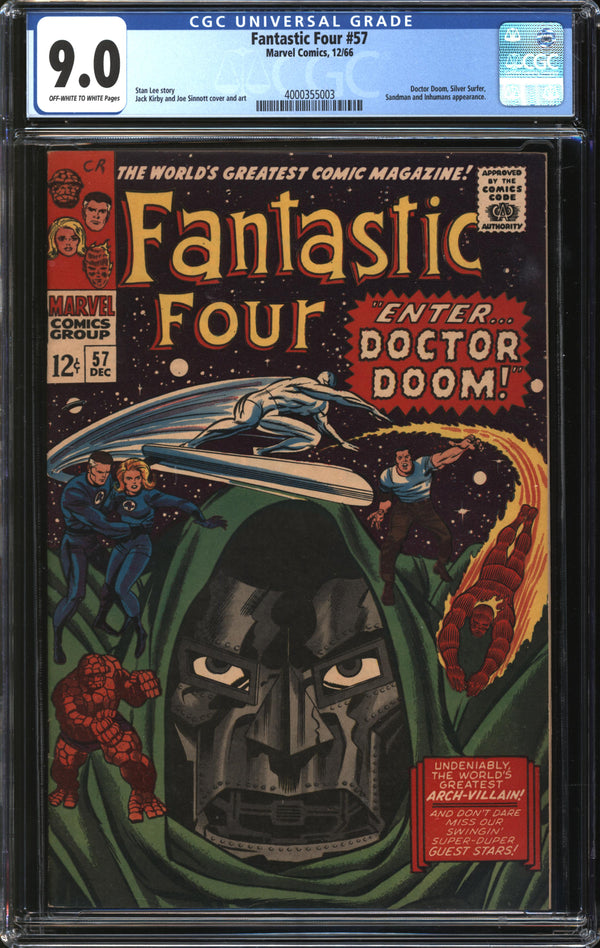 Fantastic Four (1961) # 57 CGC 9.0 VF/NM