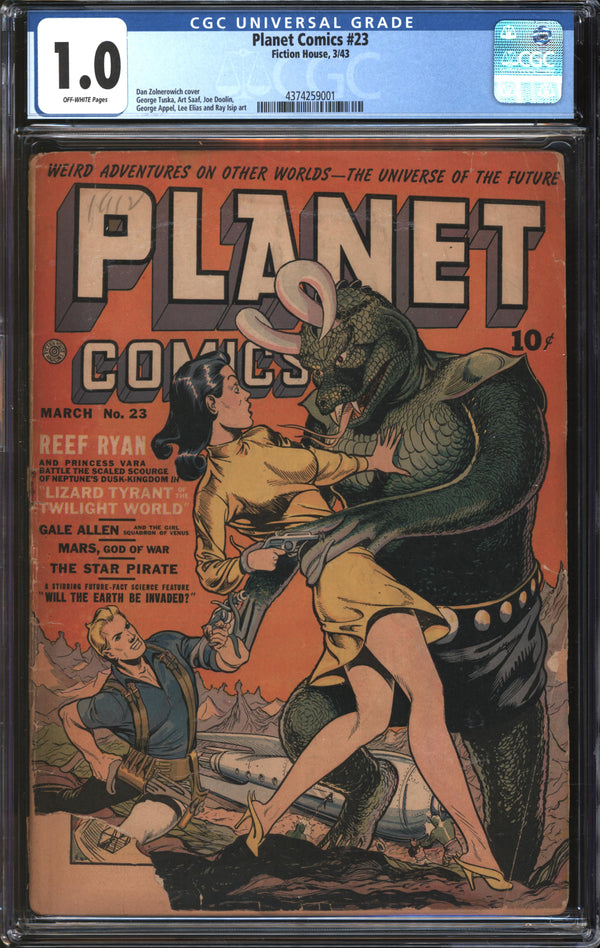 Planet Comics (1940) #23 CGC 1.0 FR