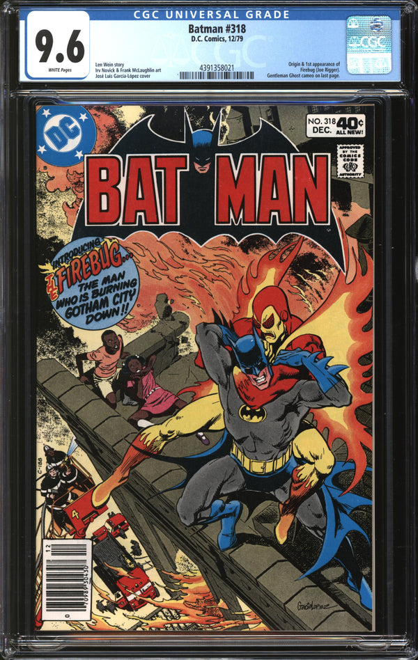 Batman (1940) #318 Newsstand Edition CGC 9.6 NM+