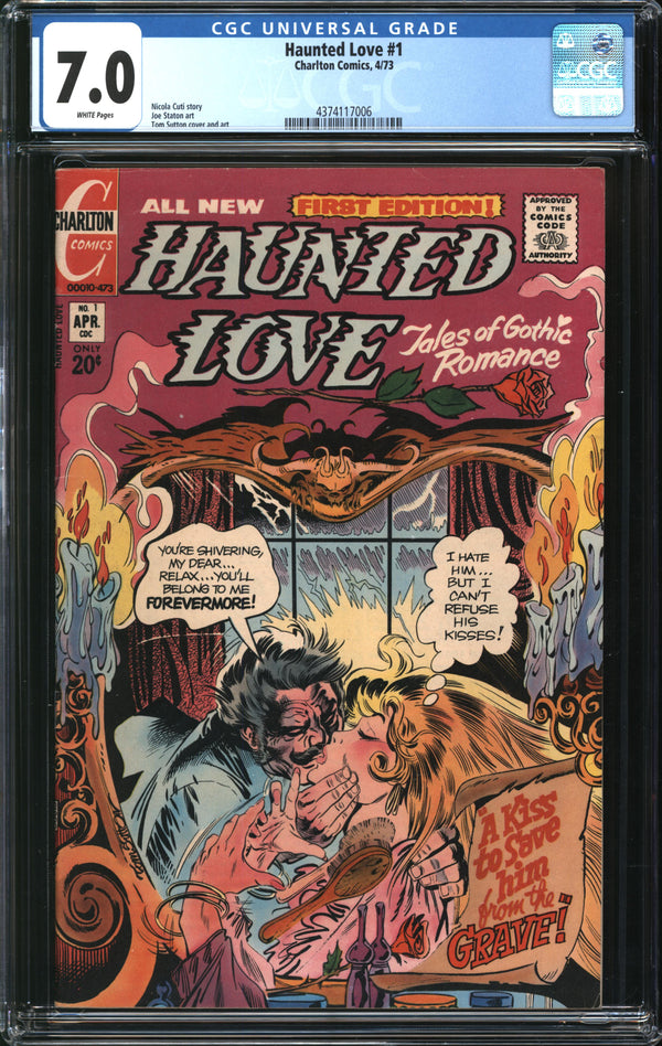 Haunted Love (1973) #1 CGC 7.0 FN/VF