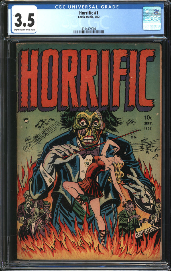 Horrific (1952) #1 CGC 3.5 VG-