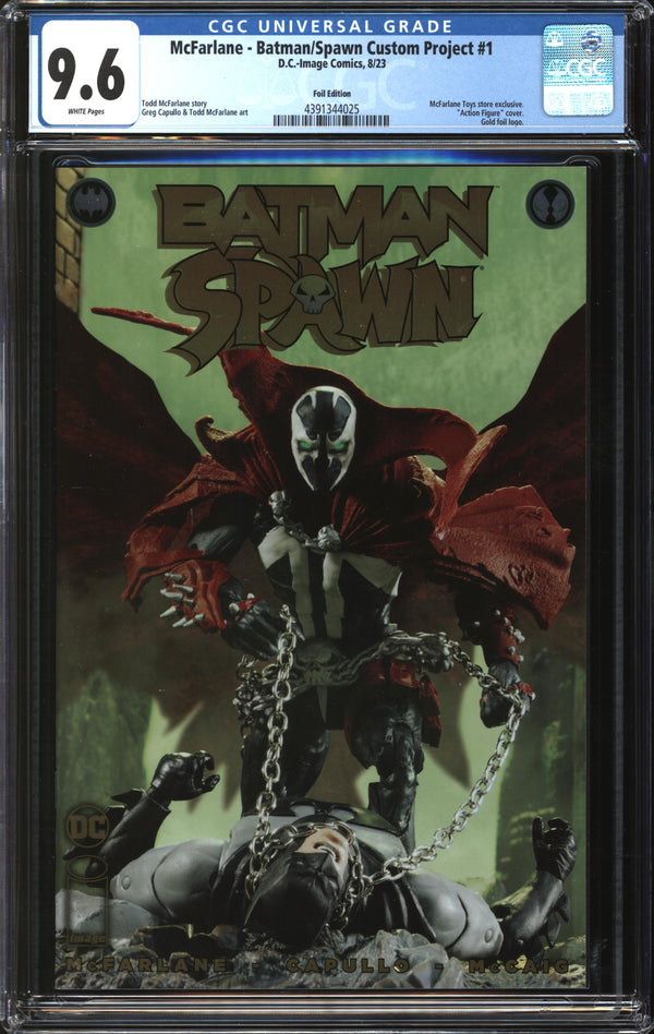 McFarlane - Batman/Spawn Custom Project (2023) #1 Foil Edition CGC 9.6 NM+