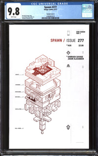 Spawn (1992) #277 Jonathan Hickman Variant Cover C CGC 9.8 NM/MT