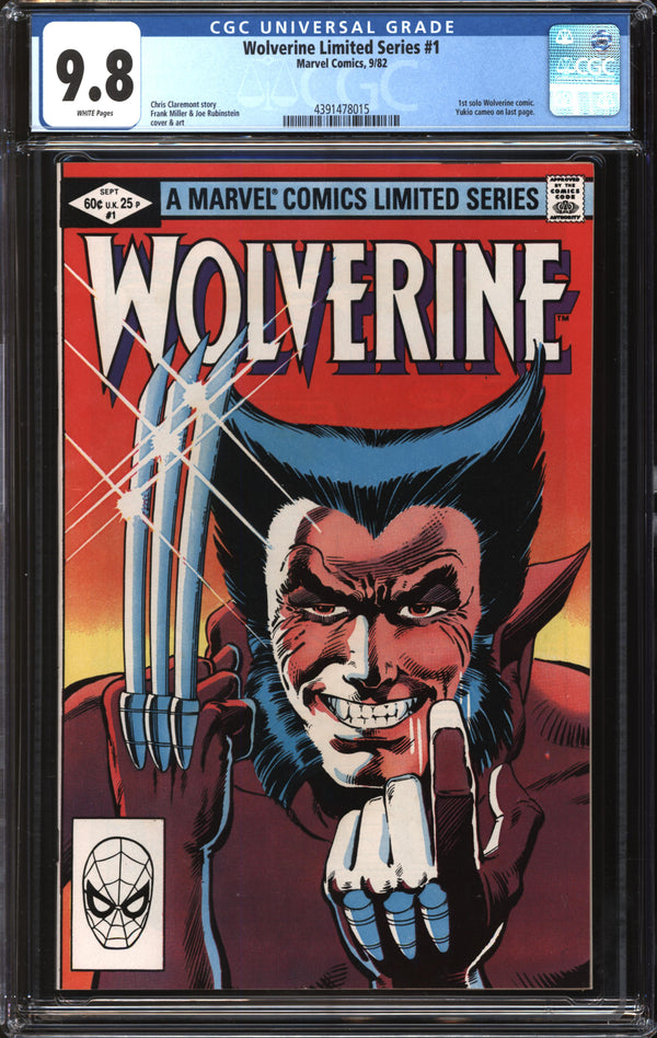 Wolverine Limited Series (1982) #1 CGC 9.8 NM/MT