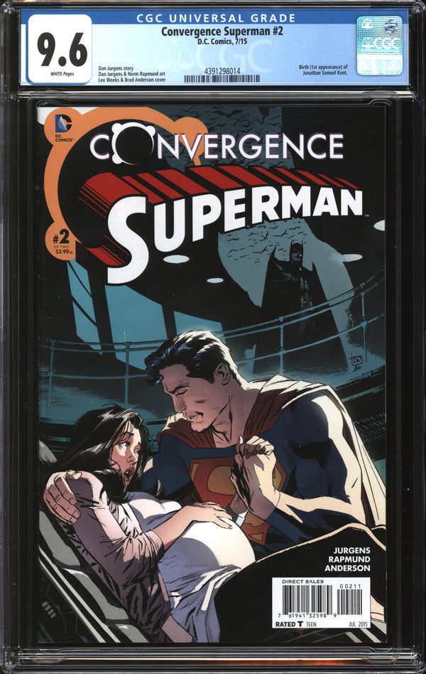 Convergence Superman (2015) #2 CGC 9.6 NM+