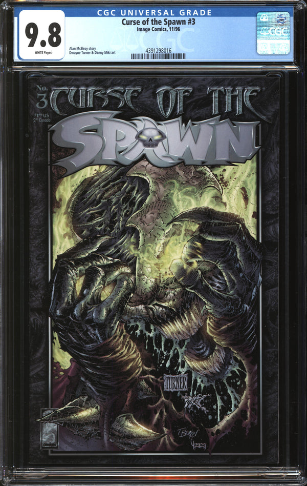 Curse Of The Spawn (1996) #3 CGC 9.8 NM/MT