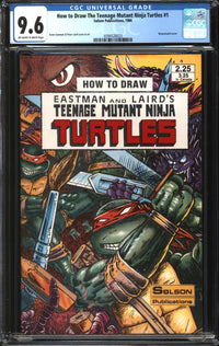 How To Draw The Teenage Mutant Ninja Turtles (1986) #1 CGC 9.6 NM+
