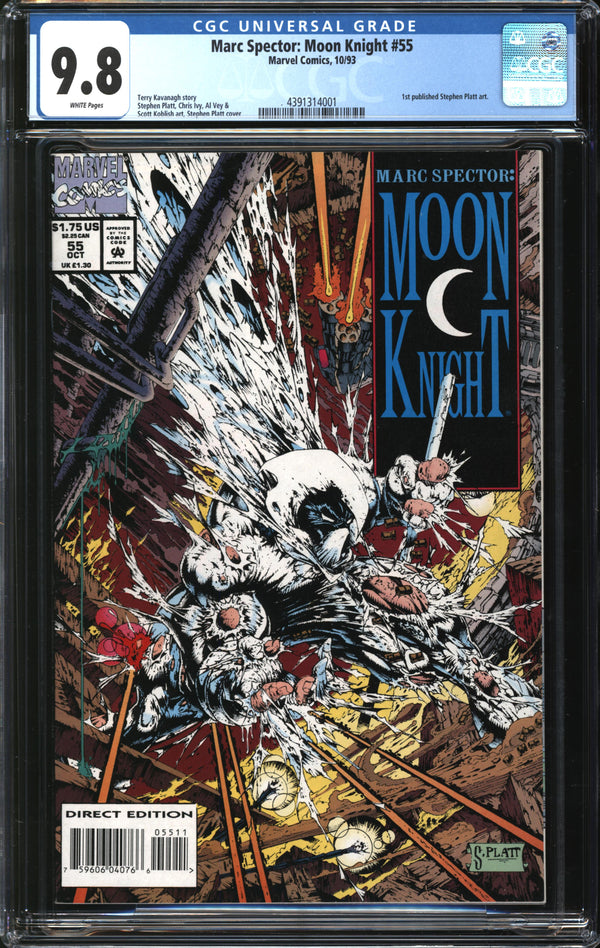 Marc Spector: Moon Knight (1989) #55 CGC 9.8 NM/MT