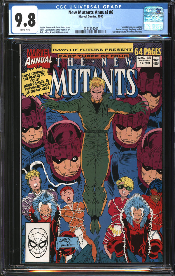 New Mutants Annual (1990) #6 CGC 9.8 NM/MT