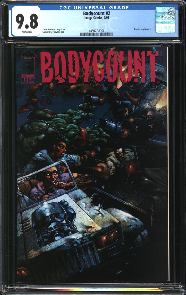 Bodycount (1996) #2 CGC 9.8 NM/MT