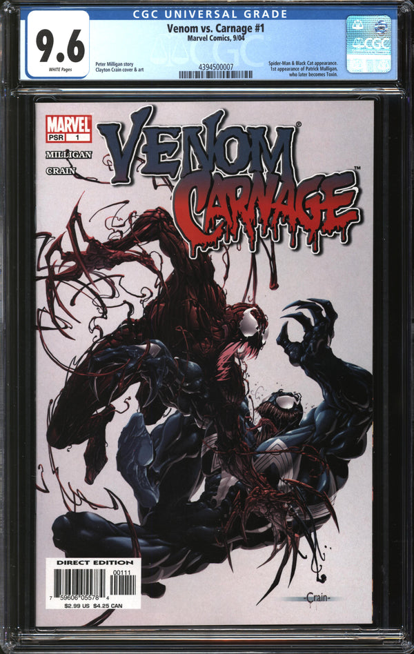 Venom Vs. Carnage (2004) #1 CGC 9.6 NM+