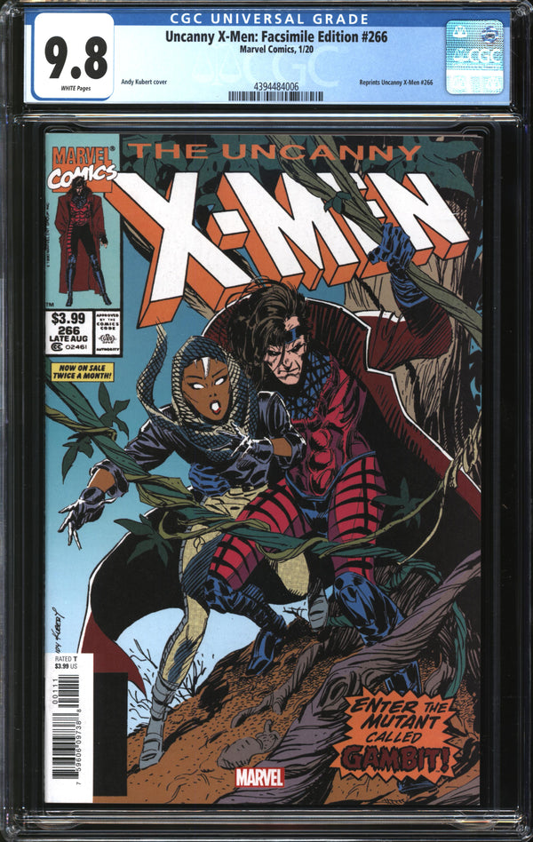 Uncanny X-Men (2020) #266 Facsimile Edition CGC 9.8 NM/MT
