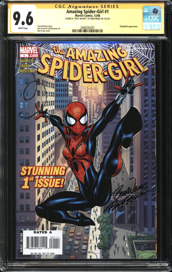 Amazing Spider-Girl (2006) #1 CGC Signature Series 9.6 NM+