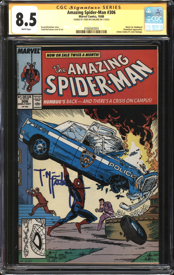 Amazing Spider-Man (1963) #306 CGC Signature Series 8.5 VF+