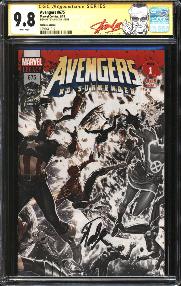 Avengers (2017) #675 Premiere Edition CGC Signature Series 9.8 NM/MT