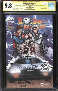 Back To The Future (2015) #1 Celebrity Authentics Edition CGC Signature Series 9.8 NM/MT