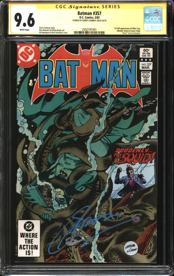 Batman (1940) #357 CGC Signature Series 9.6 NM+