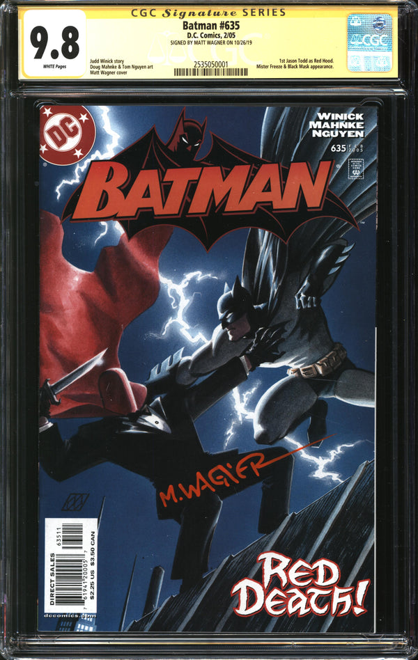 Batman (1940) #635 CGC Signature Series 9.8 NM/MT