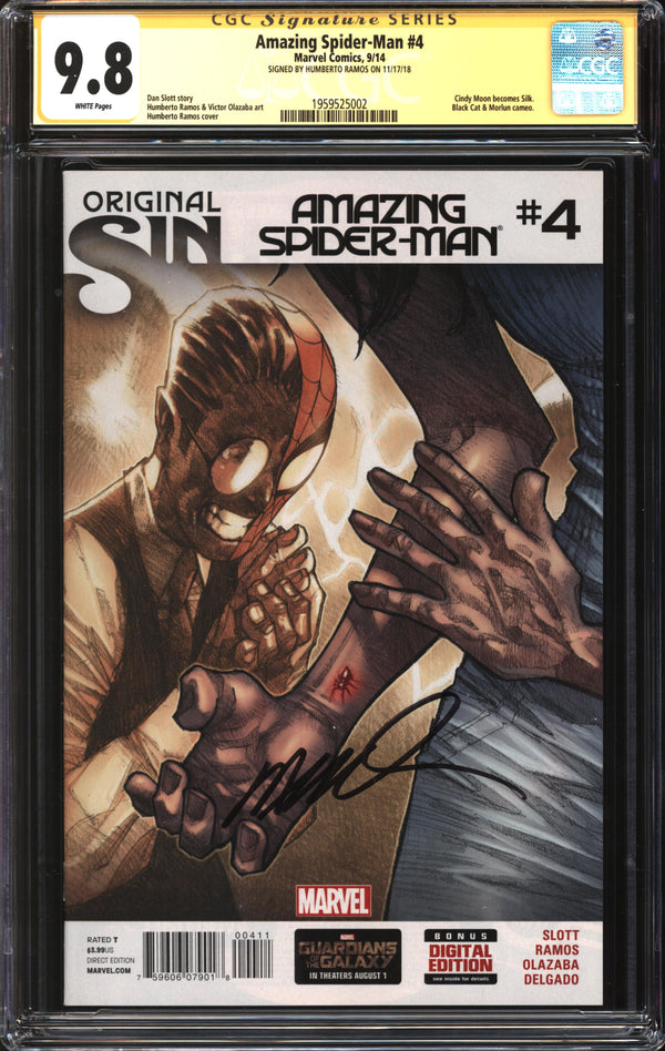 Amazing Spider-Man (2014) # 4 Signature Series CGC 9.8 NM/MT