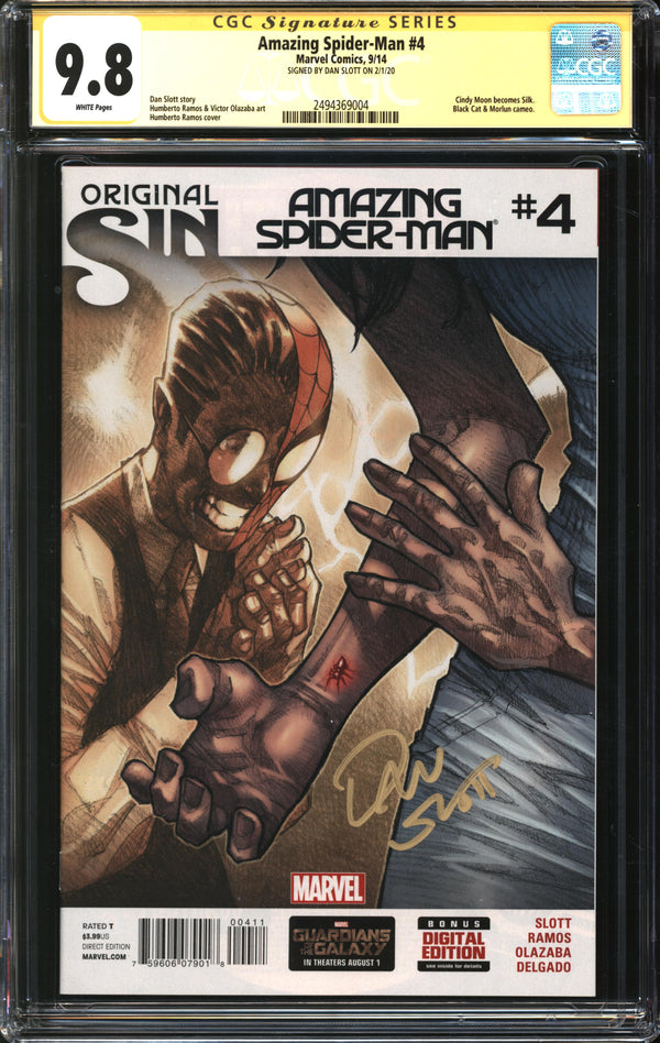 Amazing Spider-Man (2014) # 4 Signature Series CGC 9.8 NM/MT