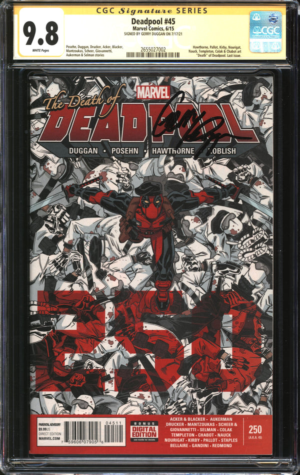 Deadpool (2013) #45 CGC Signature Series 9.8 NM/MT
