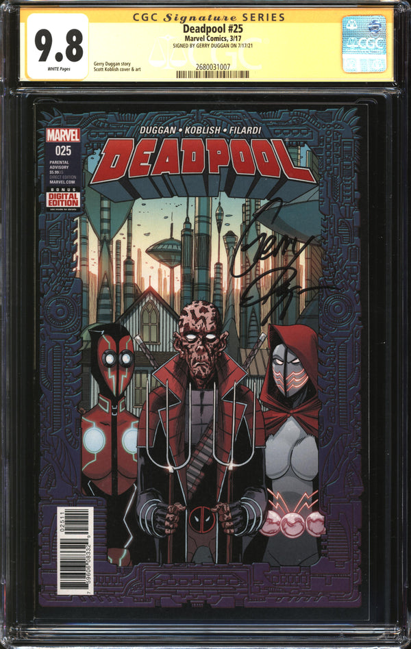 Deadpool (2016) #25 CGC Signature Series 9.8 NM/MT