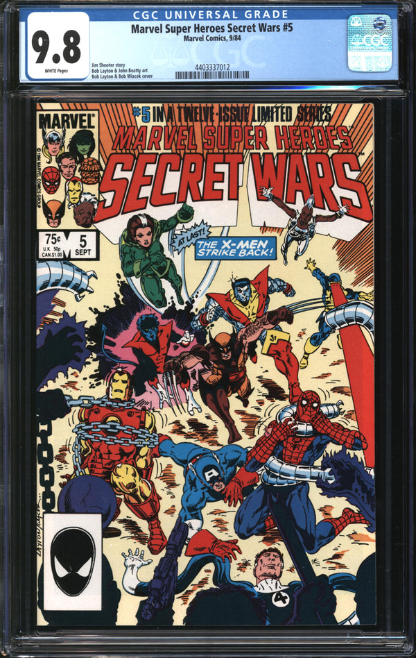 Marvel Super-Heroes Secret Wars (1984) # 5 CGC 9.8 NM/MT