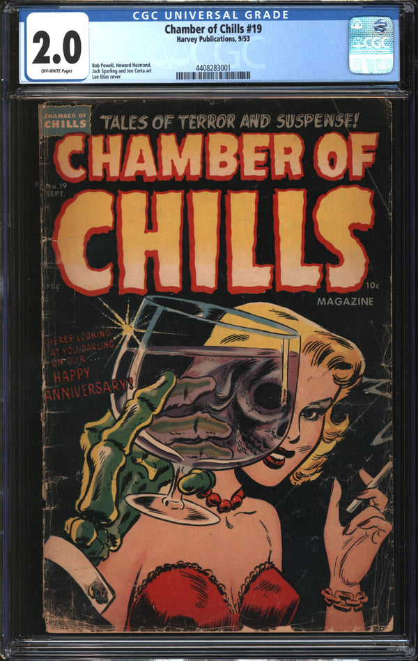Chamber Of Chills (1951) #19 CGC 2.0 GD