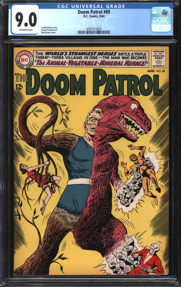 Doom Patrol (1964) #89 CGC 9.0 VF/NM