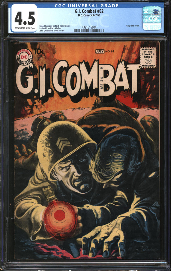 G.I. Combat (1957) #82 CGC 4.5 VG+