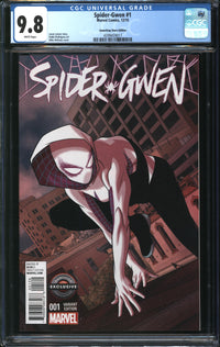 Spider-Gwen (Vol. 2, 2015) # 1 GameStop Store Edition CGC 9.8 NM/MT