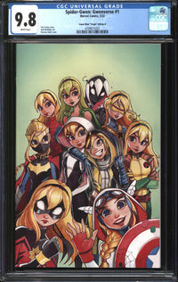 Spider-Gwen: Gwenverse (2022) #1 Chrissie Zullo Comic Mint Virgin Edition B CGC 9.8 NM/MT