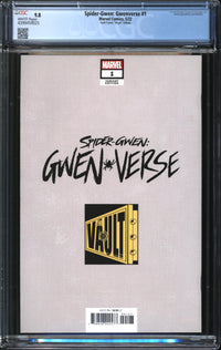 Spider-Gwen: Gwenverse (2022) #1 Rian Gonzalez Vault Comix Virgin Edition CGC 9.8 NM/MT