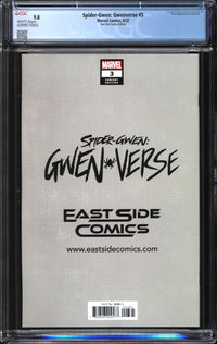 Spider-Gwen: Gwenverse (2022) #3 InHyuk Lee East Side Comics Edition CGC 9.8 NM/MT