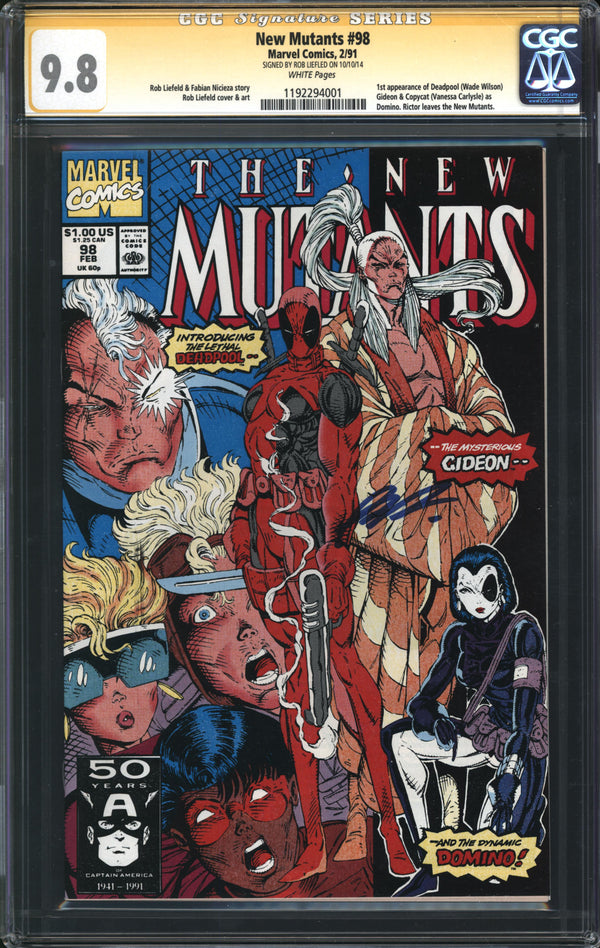 New Mutants (1983) #98 CGC Signature Series 9.8 NM/MT