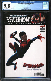 Miles Morales: Spider-Man (2019) #3 Movie Variant CGC 9.8 NM/MT