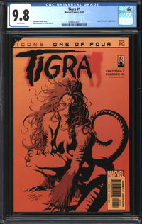 Tigra (2002) #1 CGC 9.8 NM/MT