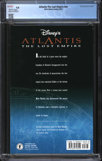 Atlantis The Lost Empire (2001) #1 CGC 9.8 NM/MT