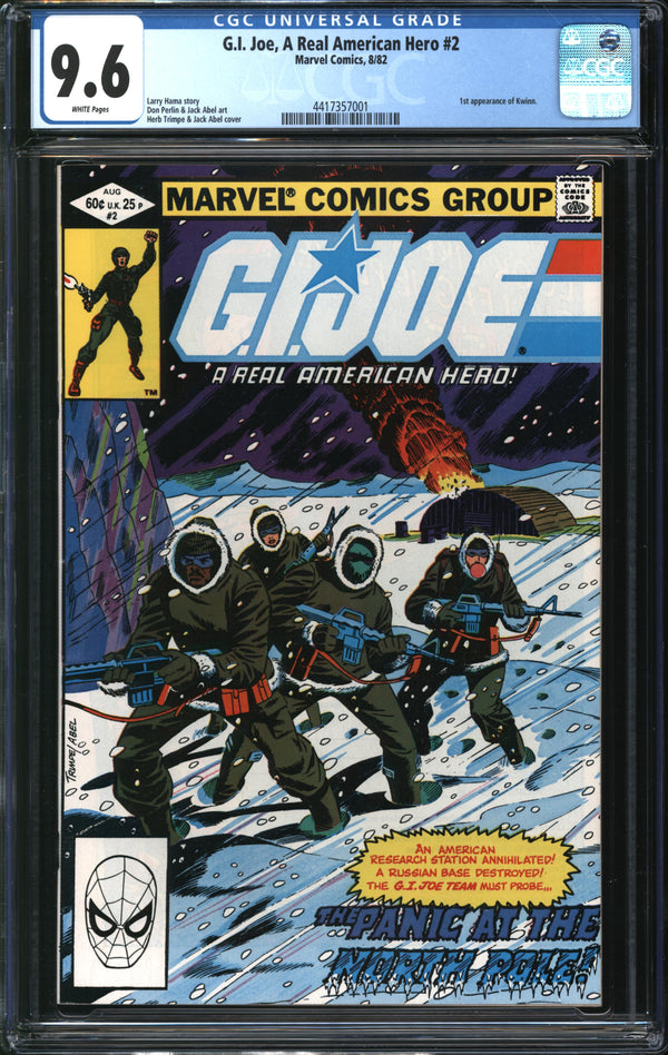 G.I. Joe, A Real American Hero (1982) #  2 CGC 9.6 NM+