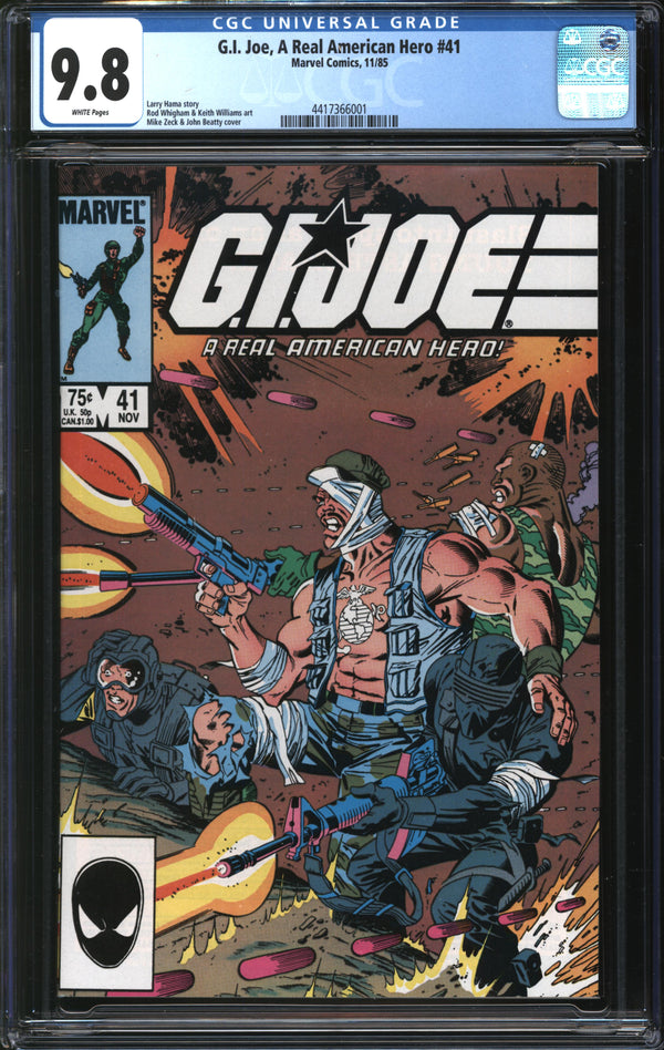 G.I. Joe, A Real American Hero (1982) # 41 CGC 9.8 NM/MT