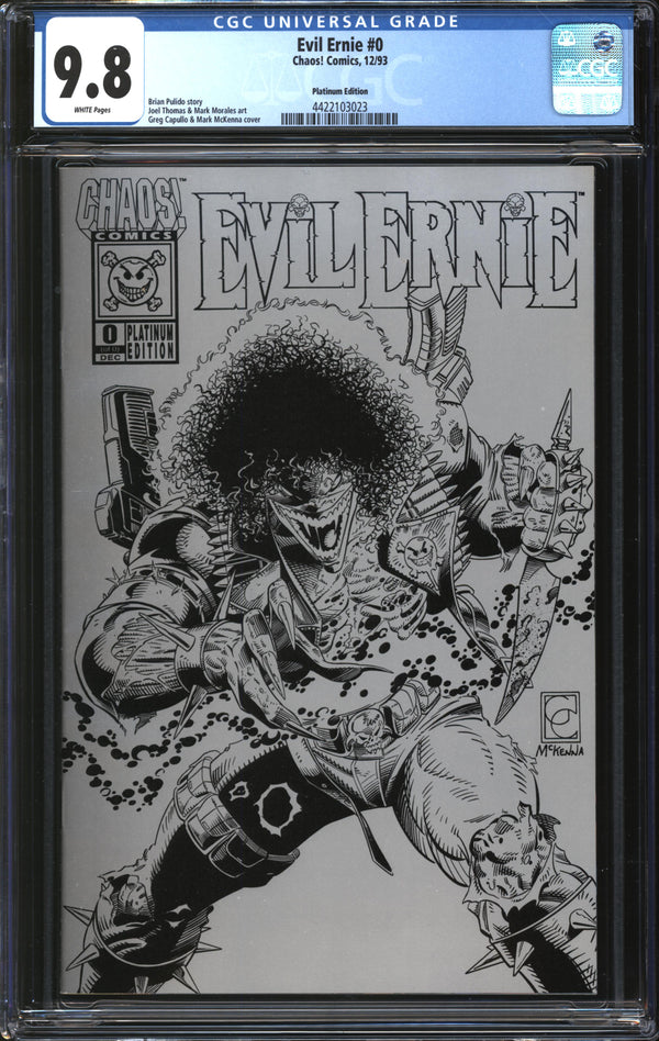 Evil Ernie (1993) #0 Platinum Edition CGC 9.8 NM/MT