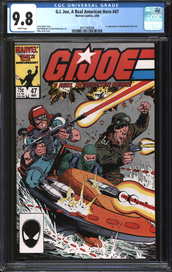 G.I. Joe, A Real American Hero (1982) # 47 CGC 9.8 NM/MT