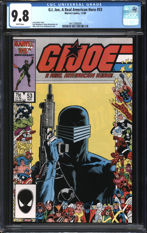 G.I. Joe, A Real American Hero (1982) # 53 CGC 9.8 NM/MT