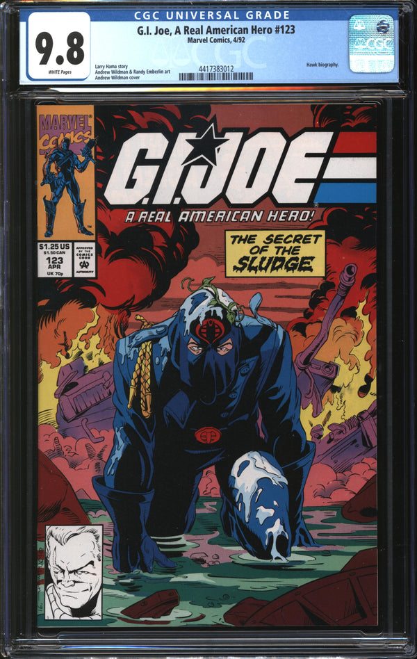 G.I. Joe, A Real American Hero (1982) #123 CGC 9.8 NM/MT