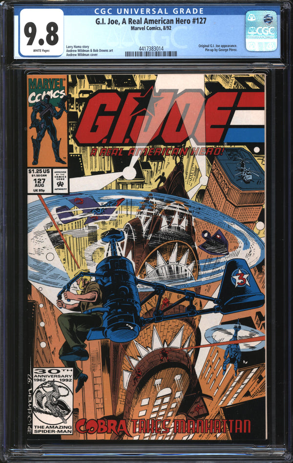 G.I. Joe, A Real American Hero (1982) #127 CGC 9.8 NM/MT